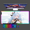 ShenHe Genshin Impact Computer Mouse Pad Anime RGB Large Gaming Mousepad LED Game Keyboard XXL Desk Mat Tapis Souris for CS/LOL