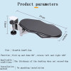 Folding Computer Armrest Pad,Rotating Mouse Arm Wrist Rest,Desktop Extender Can Connect Board Mouse Pad,Ergonomic Office Armrest