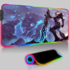 Luminous RGB LED Gaming Mouse Pad Riven LOL Desk Mat Office Accessories Anti-skid Game Mats Laptop Mousepad Computer Offices Rug
