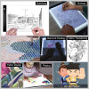 New A3/A4/A5 Three Level Dimmable Led Light Pad Drawing Board Pad Tracing Light Box Eye Protection Easier for Diamond Painting