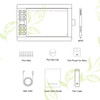 GAOMON M106K PRO 10'' Graphics Drawing Tablet with 8192 Levels Tilt Supported Battery-free Art Stylus for Windows/Mac/Android OS