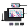 Huion Graphics Tablet Monitor Kamvas 13 Drawing Pen Display 13.3 Inch Screen Compatible with Windows MacOS Android Phone USB 3.1