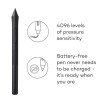 Wacom Intuos CTL-6100WL Medium Bluetooth Graphic Drawing Tablet 4 ExpressKeys Works with Chromebook Mac OS Android Windows