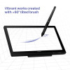Kamvas 20 Huion Graphics Tablets AG Glass Screen 19.5 Inch Drawing Tablet Display 120% sRGB Tilt Function Battery-Free Stylus