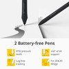 XENCELABS Graphic Tablet with Quick Keys Remote, 12" Drawing Pen Tablet with 2 Battery-Free Stylus for Win/Mac/Linux,Black