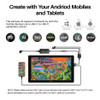 HUION Kamvas 22 Graphic Tablet 21.5 inch Pen Tablet Monitor Screen 120%s RGB Pen Display Anti-glare Support Windows/mac/Android