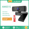 AUSDOM AW651S 2K Stream Webcam with Microphone Web Camera with Privacy Cover Autofocus PC Camera for Switch/Laptop