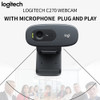 New Original Logitech Webcam C270 C270i HD Webcam 720P Network Built-in Microphone USB2.0 Webcam For PC Chat Camera
