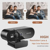 Webcam 4K 2K Web Camera 1080p Mini 30fps Usb Camera Full Hd Web Cam With Microphone Tripod Autofocus Webcam For PC Mac Laptop