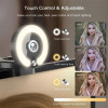 4K Webcam Full HD 2K Mini Web Camera with Fill Light Laptop PC Computer Live Broadcast Camera Video Camera Microphone Webcast