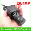HD 2K Webcam 30fps High Speed UVC OTG 4MP USB Camera With 2.8-12mm Varifocal CS Lens Plug And Play For Youtube Live Broadcast