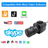 HD 2K Webcam 30fps High Speed UVC OTG 4MP USB Camera With 2.8-12mm Varifocal CS Lens Plug And Play For Youtube Live Broadcast