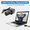 HD 2K Webcam 30fps High Speed UVC OTG 4MP USB Camera With 2.8-12mm Varifocal CS Lens Plug And Play For Youtube Live Broadcast