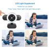 Full HD 4MP Webcam Computer PC Web Camera With Microphone USB Plug Web Cam For Live Broadcast Video Calling Conference Webcam