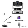 Aoni Webcam 4K HD Camera With Microphon PTZ rotation angle 5X Digital zoom Conference camera of remote control for home office