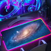 Large Mouse Pad Gaming Backlight Galaxy Mousepad Rgb Pc Gamer Accessories Backlit Mat Keyboard Mats Desk Xxl Anime Extended Mice