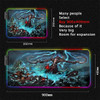 Diablo 4 Mousepad Anime Mouse Pad With Rgb Desk Mat Pc Gamer Accessories Keyboard Desktop Xxl Large Gaming Extended Kawaii Mice