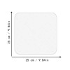 Tempered Glass Mouse Pad Game Mice Pad Transparent Mute Desk Anti-Slip Waterproof Gamings Office Keyboard Accessorie