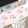 Kawaii Strawberry Milk Mouse Pad Gaming XL Home HD Custom Mousepad XXL keyboard pad Non-Slip Office Office Accessories Mice Pad
