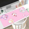 Kawaii Strawberry Milk Mouse Pad Gaming XL Home HD Custom Mousepad XXL keyboard pad Non-Slip Office Office Accessories Mice Pad