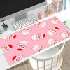 Kawaii Strawberry Milk Mouse Pad Gaming XL Home HD Custom Mousepad XXL keyboard pad Non-Slip Office Office Accessories Mice Pad