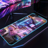 Backlit Desk Mat RGB Mousepad Xxl Gaming Mouse Pad LED Geoxor Moneko Pc Gamer Accessories Keyboard Large Anime Extended Mice