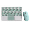 For iPad Mini 6 Air Keyboard and Mouse Combo Wireless Bluetooth Russian Spanish Keyboard Teclado for Android IOS Windows Tablet