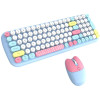 MOFII CandyPRO Wireless Keyboard Mouse Combo Bluetooth/Wireless,for Mac, IPad, IPhone, PC, Laptop and Android