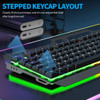 Mechanical Keyboard Gamer Keyboard and Mouse Combo RGB Led for Pc Keyboard and Mouse with Phone Holder for Gaming Accessories