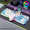 Mechanical Keyboard Gamer Keyboard and Mouse Combo RGB Led for Pc Keyboard and Mouse with Phone Holder for Gaming Accessories