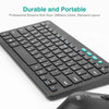 Rii RKM709 2.4 Russian Wireless Keyboard and Mouse Combo, Multimedia Office Keyboard for PC, Laptop and Desktop,Business Office