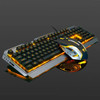 Ultimate Gaming with Mechanical Touch Keyboard and Mouse Set, Luminous Wired Combo mechanical keyboard Gamer keyboard choice
