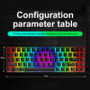 SHUIZHIXIN T8 Mechanical Wired Keyboard and Mouse combo gaming set 68Keys RGB Keyboard Game 키보드 for Windows PC Office Gamers