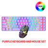 SHUIZHIXIN T8 Mechanical Wired Keyboard and Mouse combo gaming set 68Keys RGB Keyboard Game 키보드 for Windows PC Office Gamers