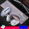 Mechanical Keyboard and Mouse with Headphones with Replaceable Switch Gaming Keyboard and Mouse Combo Headset Gamers Accessories