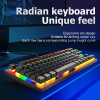 SHUIZHIXIN K2 Mechanical Wired Keyboard and Mouse combo gaming set 87 Key RGB Keyboard Game 키보드 for Windows PC Office Gamers