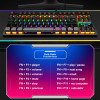 SHUIZHIXIN K2 Mechanical Wired Keyboard and Mouse combo gaming set 87 Key RGB Keyboard Game 키보드 for Windows PC Office Gamers