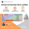 Machenike KM500 Mechanical Keyboard Gaming Mouse Combo Wired Hot Swap 6 Color Backlit Gaming Keyboard 3200DPI Mouse For Gamer