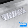 2.4G Bluetooth-compatible Wireless Keyboard Mouse Combo for Macbook Pro Laptop Tablet iPad PC Gamer Slient Gaming Keyboard Mouse