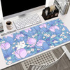 Kawaii 80x30cm XXL Mousepads Large Mousepad Keyboard Mats Cute Bear Mouse Mat Laptop Desk Pad For Gift Mouse Pads Lock Edge