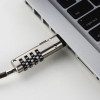 USB Notebook Laptop Combination Lock Travel 4 Digit Security Cable Chain