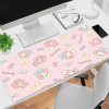 Kawaii Pink Large Mouse Pad Office Laptop Anime Cartoon Gaming Accessories Keyboard Mousepad Computer Lock Edge Desk Mat Carpet