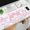 Kawaii Pink Large Mouse Pad Office Laptop Anime Cartoon Gaming Accessories Keyboard Mousepad Computer Lock Edge Desk Mat Carpet