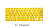 EU US Russian Language Keyboard Skin for Macbook Air 13 Russian Keyboard Cover A1466 Waterproof Keyboard Film Protector