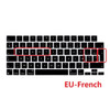 Thin for Macbook Air M2 2022 A2681 EU US English Spanish Russian French Arabic Keyboard Cover Silicon for Macbook Air A2681 Skin