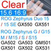 Screen Protector for ROG Zephyrus M15 M16 S15 S17 G14 G15 G16 G M S Duo GX550 GX551 HD Clear Matte Frosted Skin Film 14 15 16 17