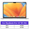 Screen Protector for MacBook All Models Air 13 M1 M2 Pro 13 14 15 16 Touch Bar Max Cover HD Film Soft Guard Accessories
