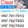 Screen Protector for Acer Nitro 7 5 Spin AN515 AN517 AN715 NP515 51 52 53 54 55 56 VN7 HD Clear Matte Frosted Skin Film Guard 15