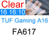 Screen Protector for ASUS TUF Gaming FX507 FX506 FX505 FX504 FX503 FX707 FX706 FX705 HD Gurad Clear Matte Frosted Skin Film 15.6