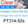 Screen Protector for Predator Helios 300 500 700 Triton 300 500 SE 700 900 14 15.6 16 17.3 17X HD Clear Matte Skin Film Gaming